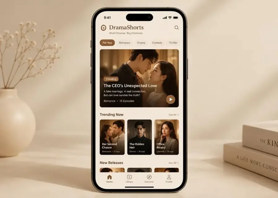 黄果短剧入口APP - 甜宠短剧随身剧场 黄果短剧入口APP界面展示